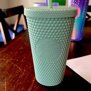 Starbucks mint studded grande cup